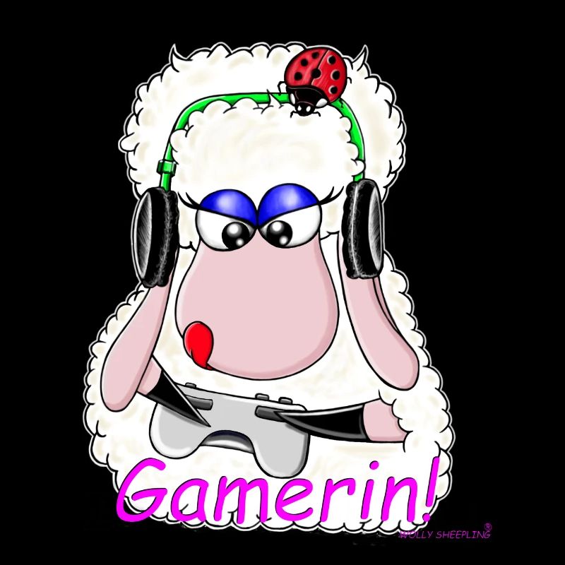 Gamer! Wolly Sheepling.. Gaming
