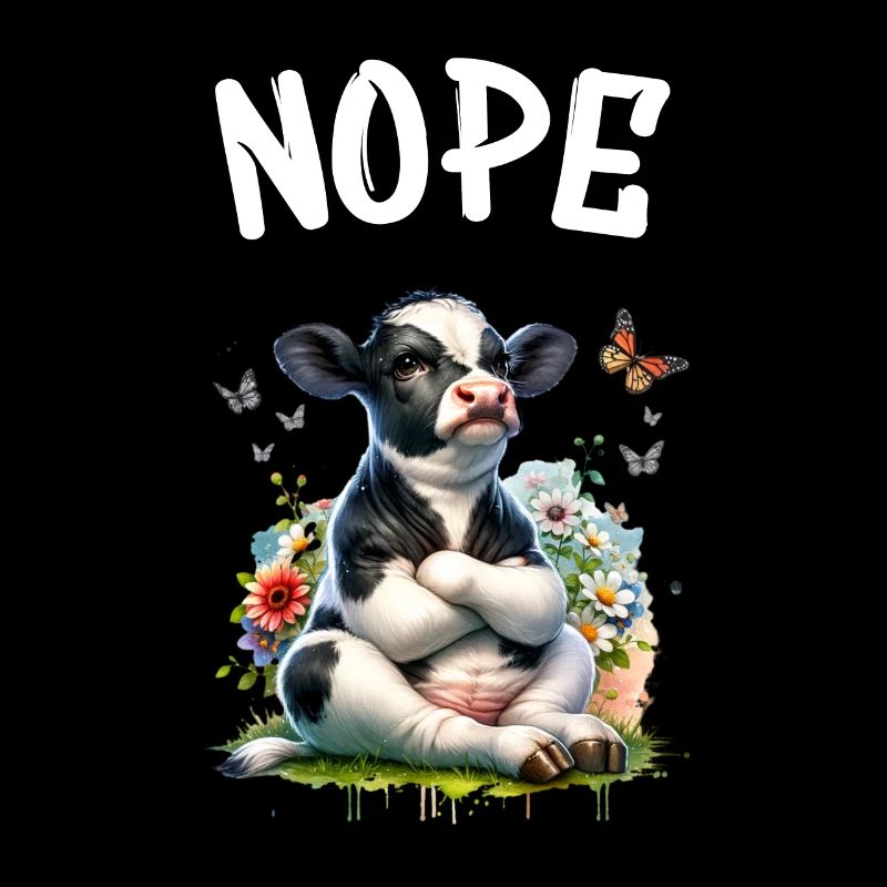 La vache dit non pour les garçons et les filles
