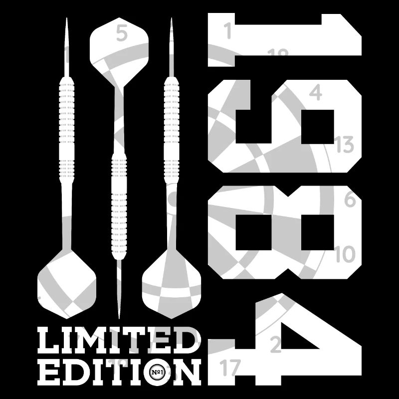 ÉDITION LIMITÉE 1984 FLÉCHETTES 42E ANNIVERSAIRE