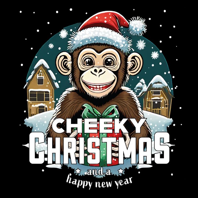 Singe de Noël - Noël effronté