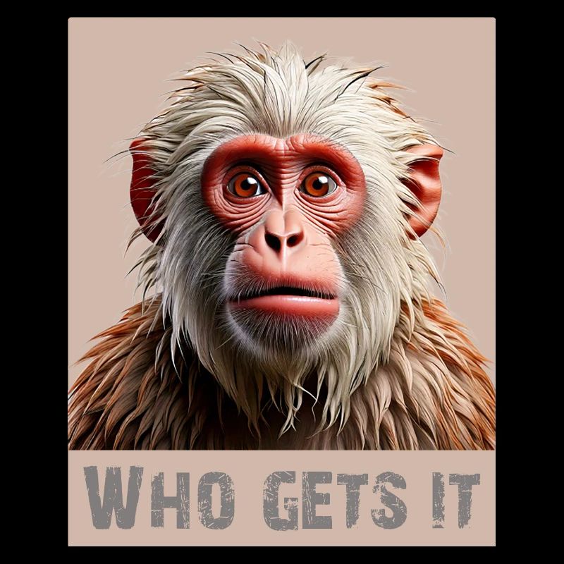 Monkey – Who Gets It? | Funny design