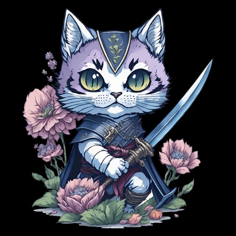 Die Ninja-Katze – einzigartig und farbenfroh