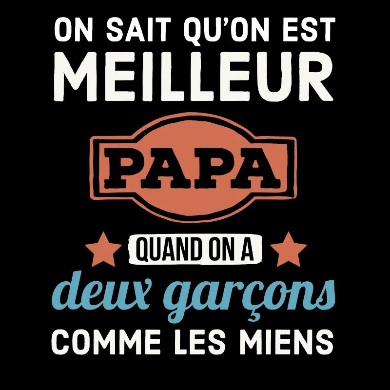 Père de deux garçons