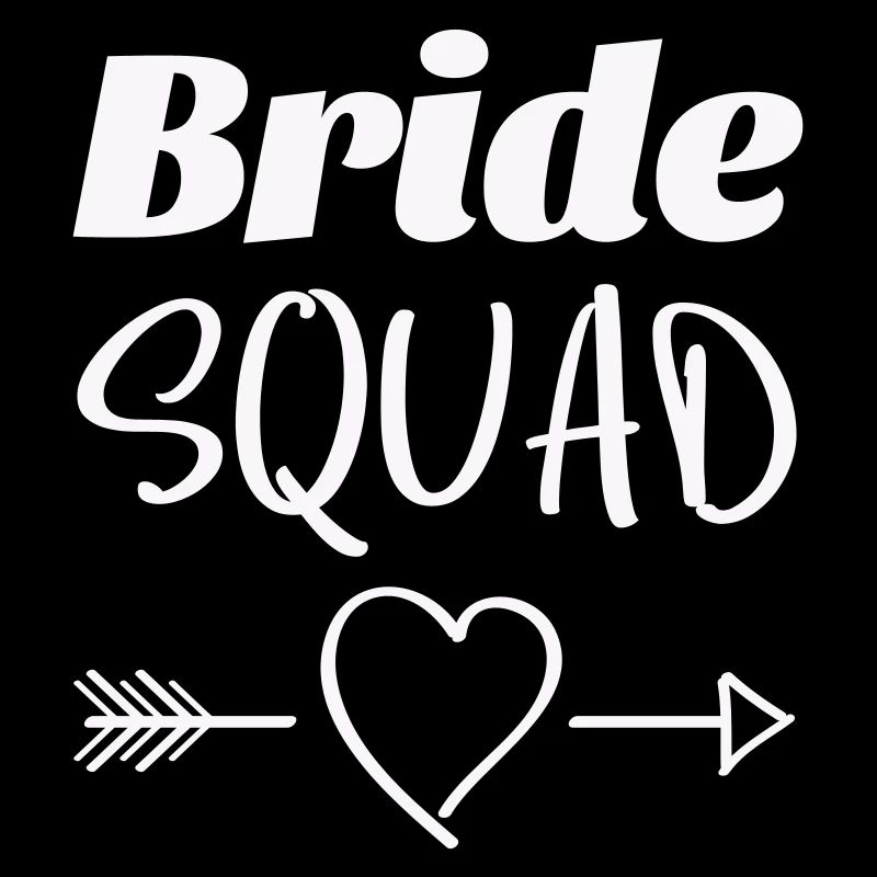 Bridal Squad Heart Arrow