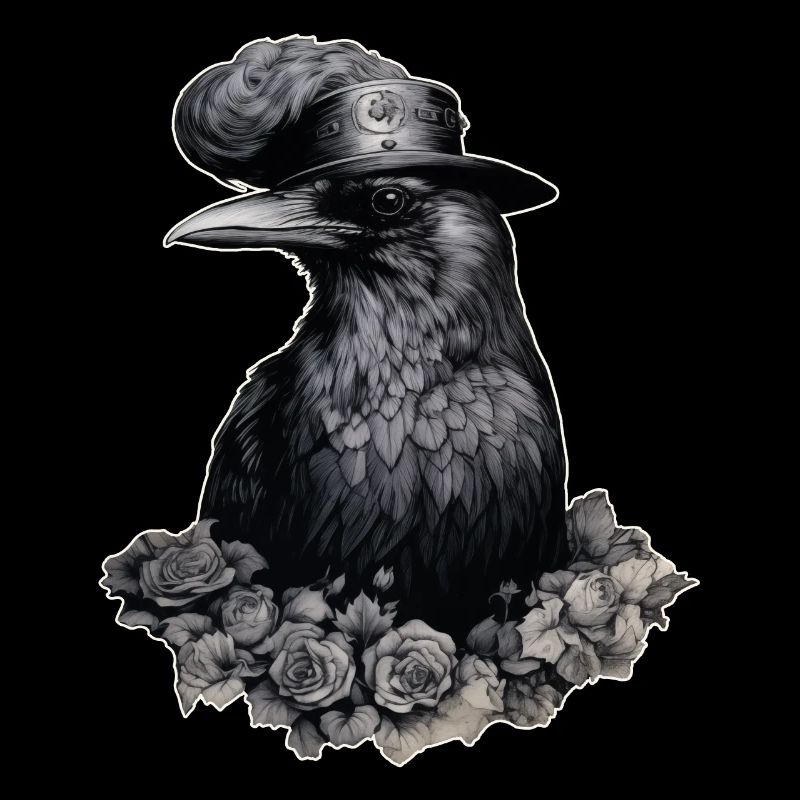 Corbeau steampunk