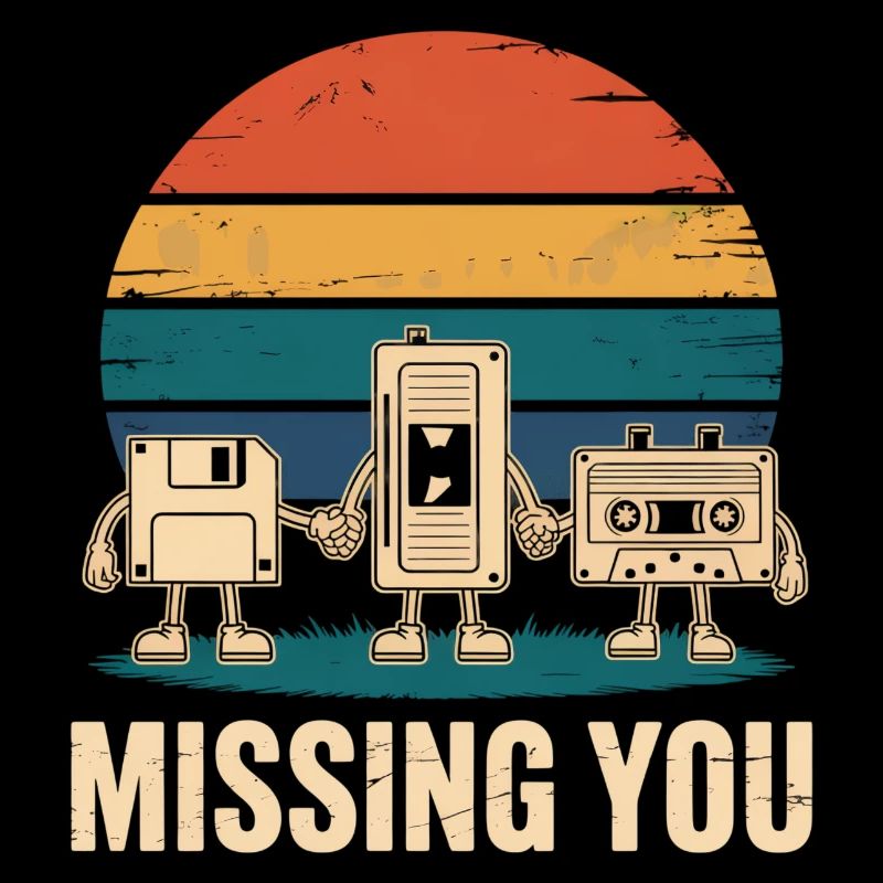 Cassette VHS Floppy Disc Floppy Disk Retro