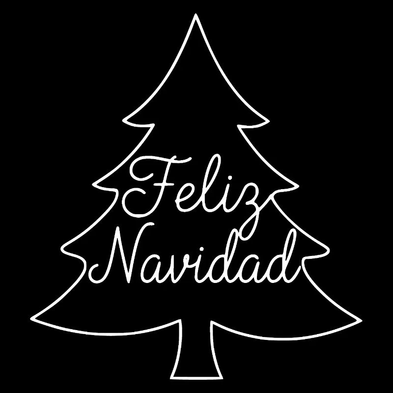 Feliz Navidad Christmas Tree Christmas Design