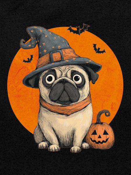 Mops Halloween