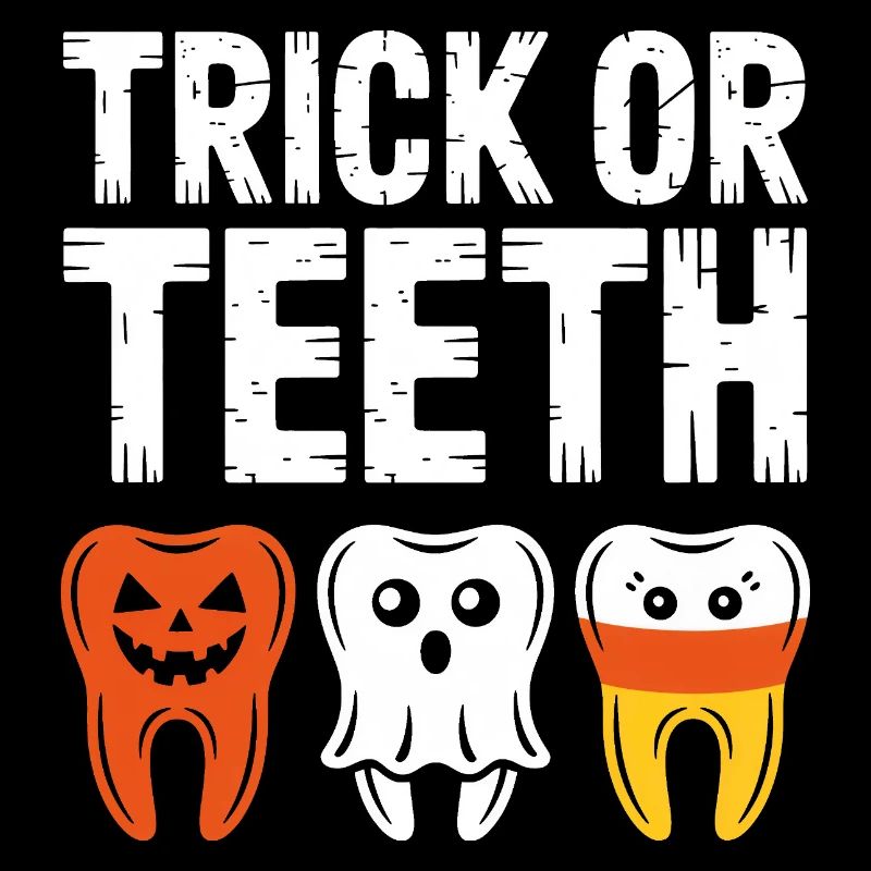 Trick oder Teeth Halloween-Trio