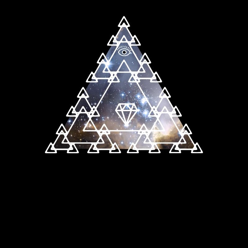 Illuminati Pyramide oeil univers Alien Nerd pc