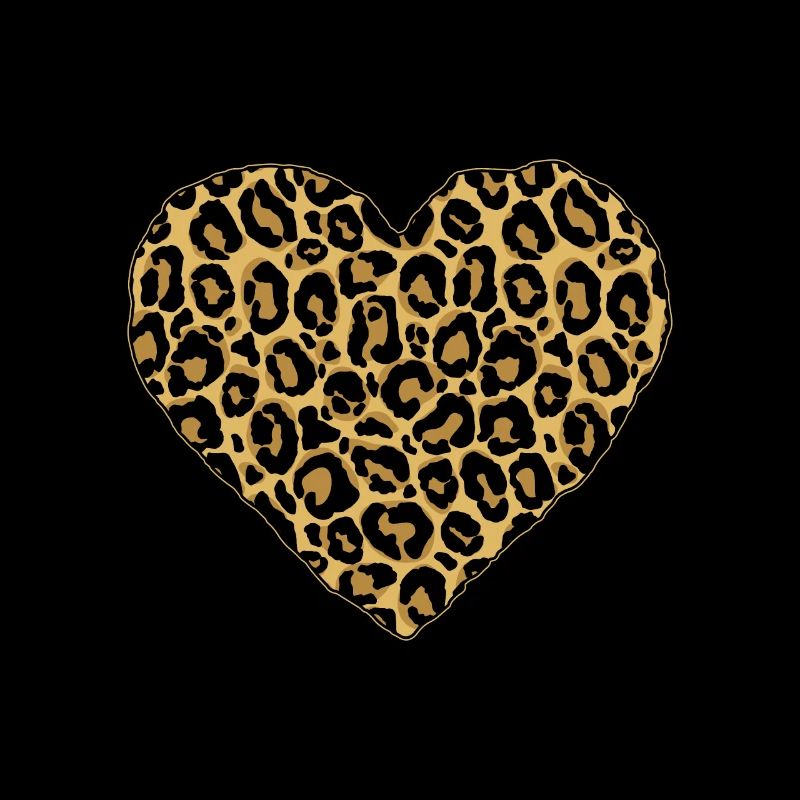 Léopard coeur