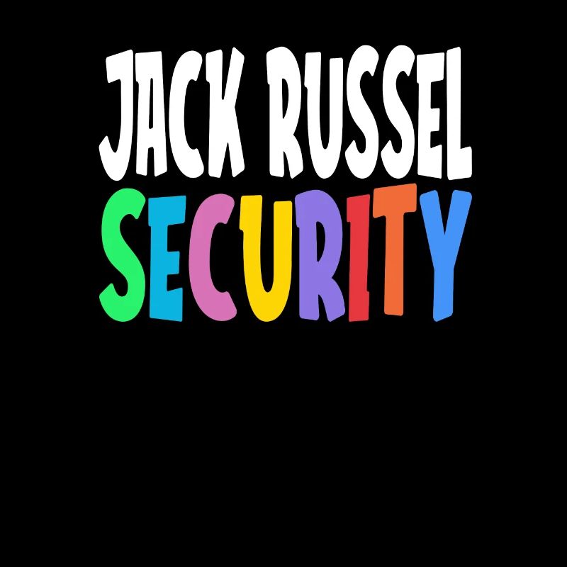 Jack Russel security service dog saying gift