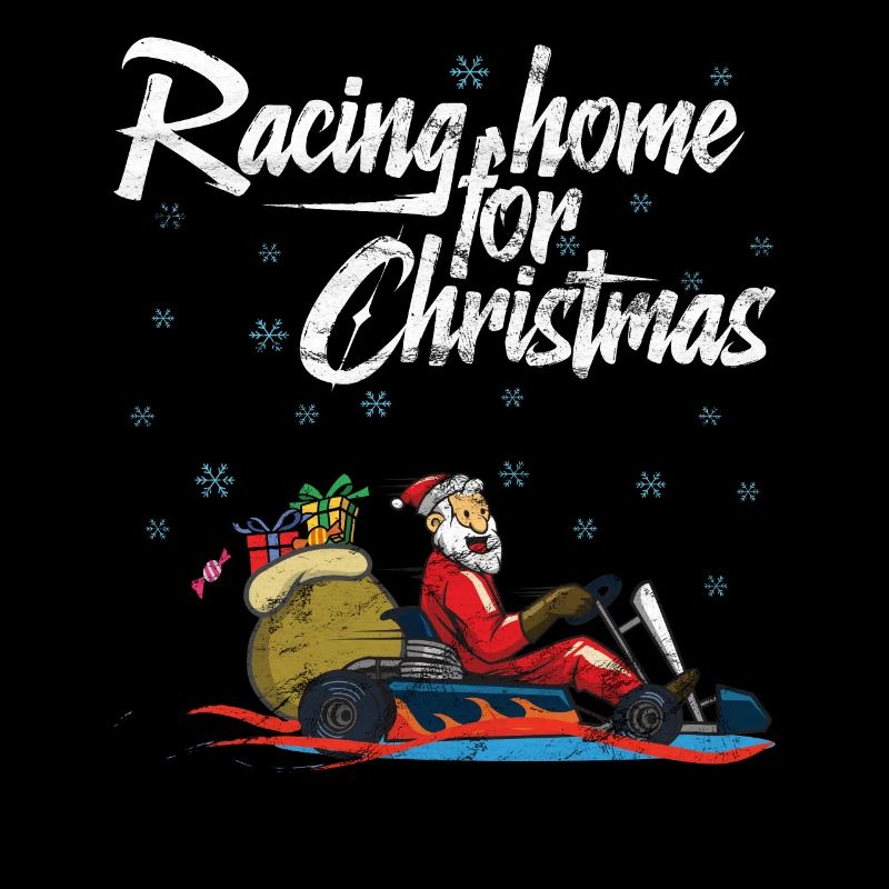 Course à domicile pour les coureurs de Noël Kart