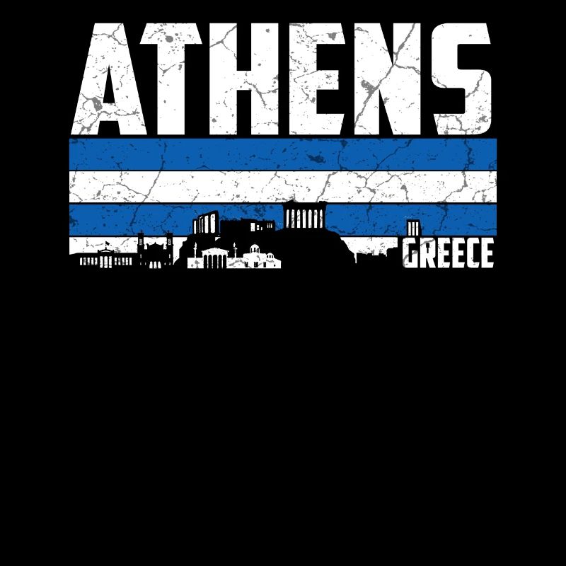 Skyline d'Athènes Grèce