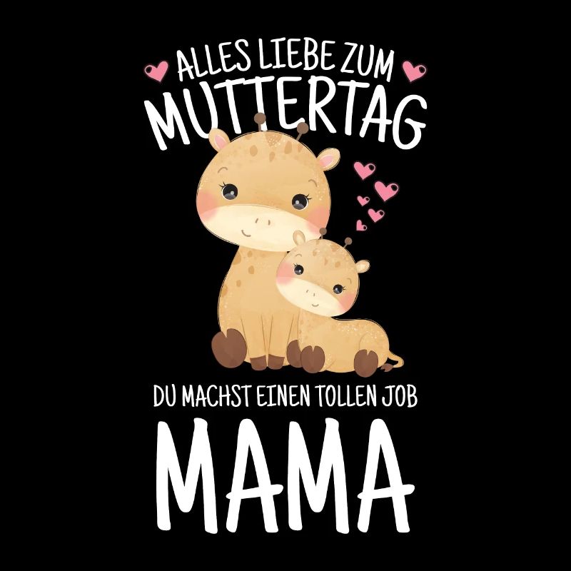 Muttertag Mutter Mummy Erster Giraffe Geschenk