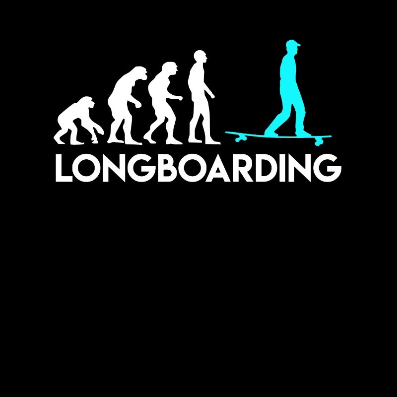 Affe Mensch Longboarder Evolution Entwicklung