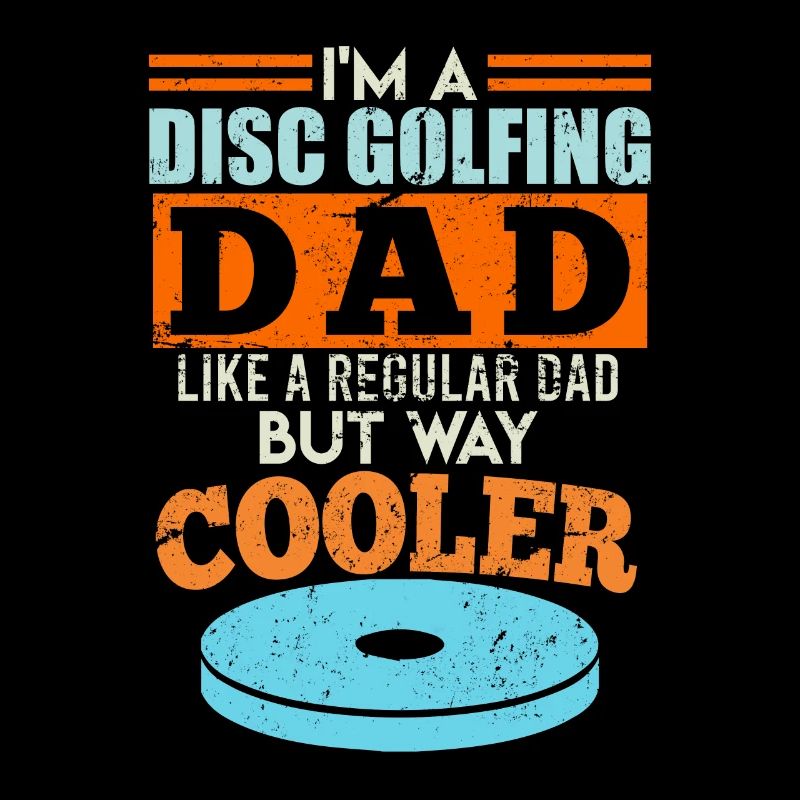 Discgolf Papa Disc Golf Father Men