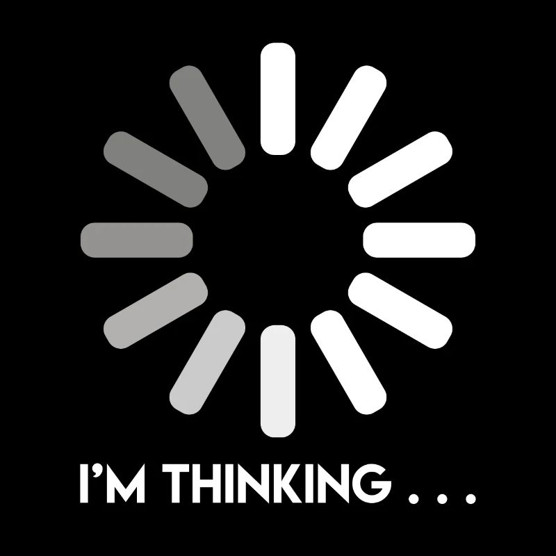 Programmeur blague je pense à coder