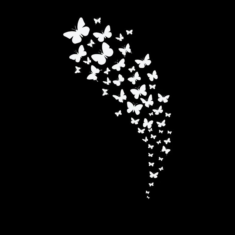 beau essaim papillon