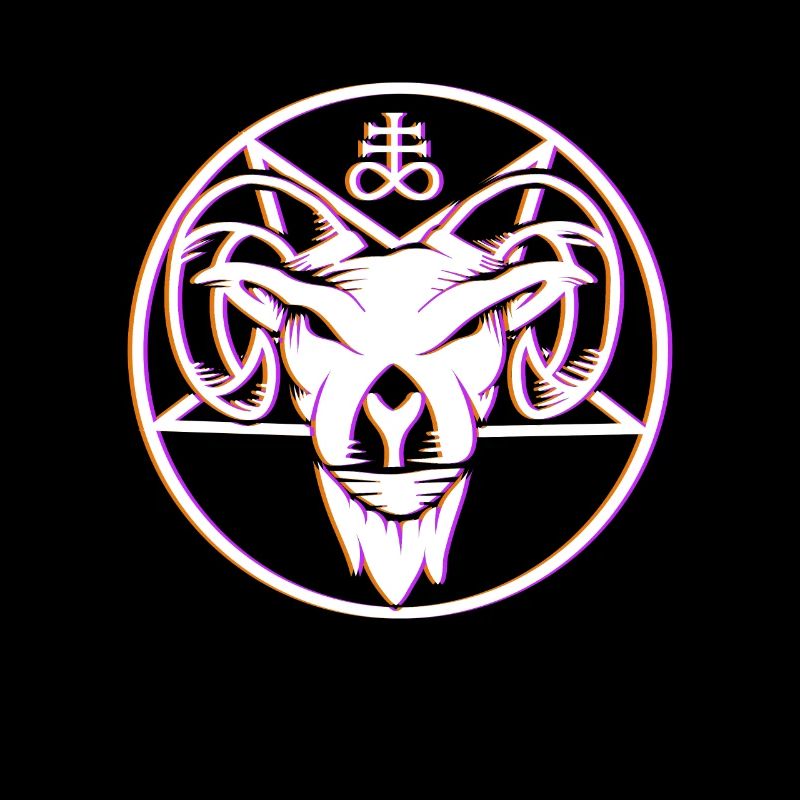 Baphomet Teufel Ziege Satan Symbol Bafomet