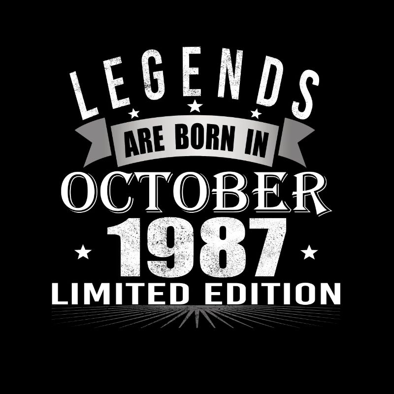 Legends are born in October 1987