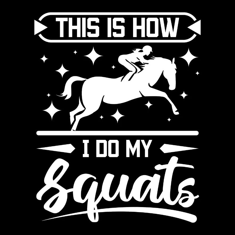 Comment je fais mes squats équitation