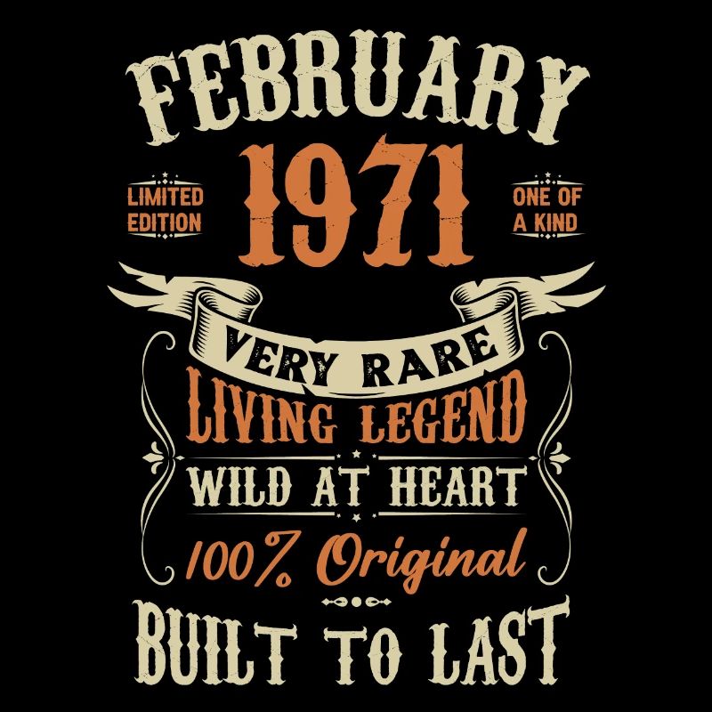 Februar 1971 Geburtstagsgeschenk