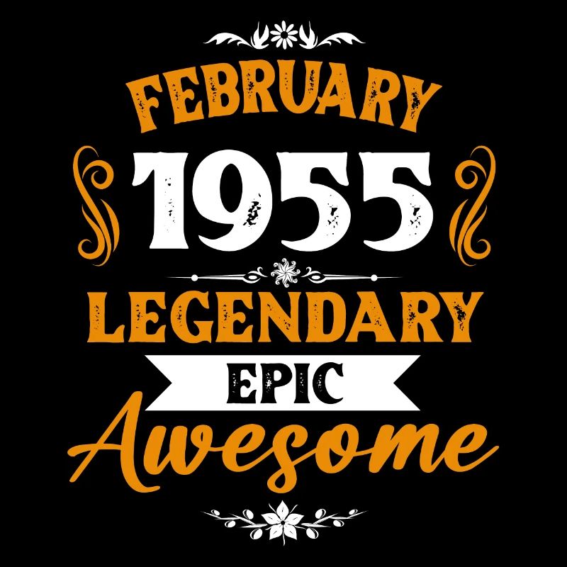 February 1955 Legends Birthday Gift