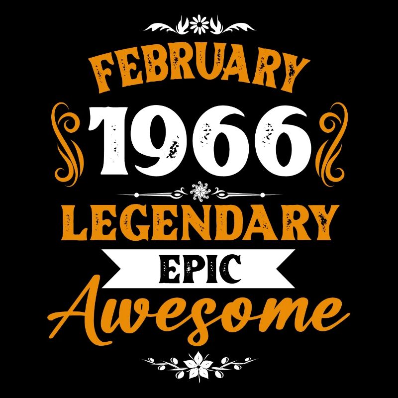 February 1966 Legends Birthday Gift