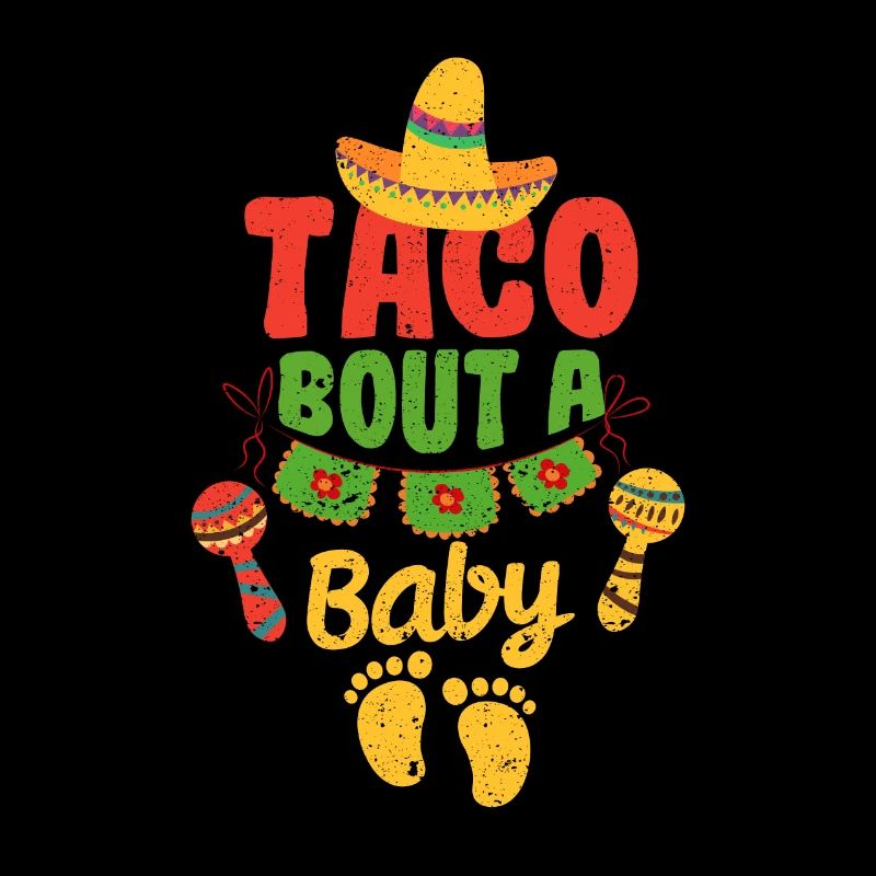 Taco Bout A Annonce de grossesse de bébé Cinco