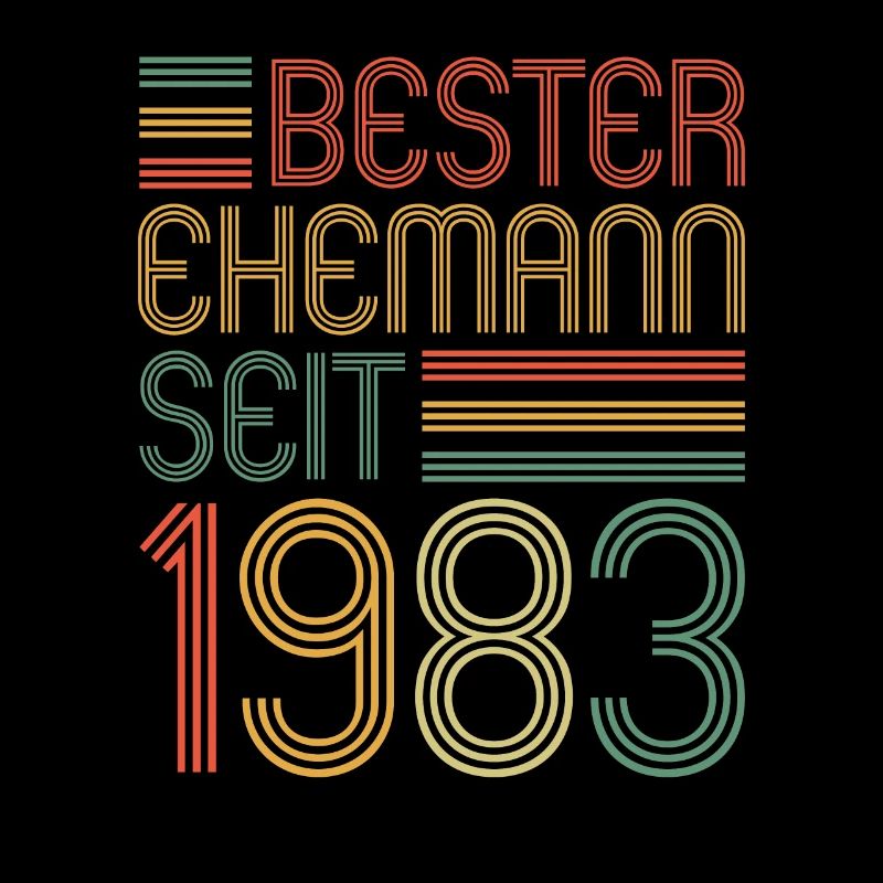 40. Hochzeitstag Bester Ehemann seit 1983
