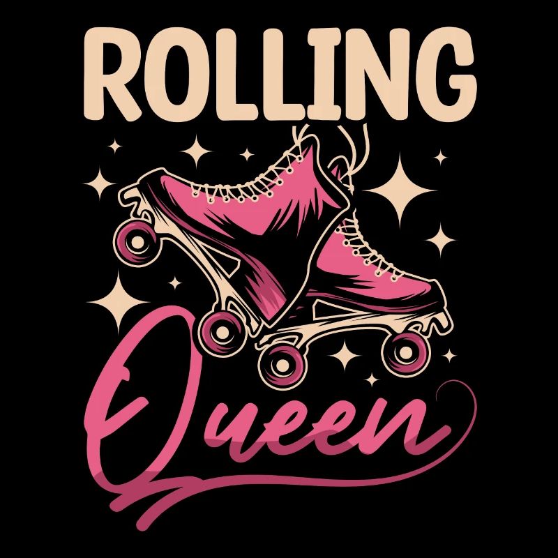 Inline skating rolling queen
