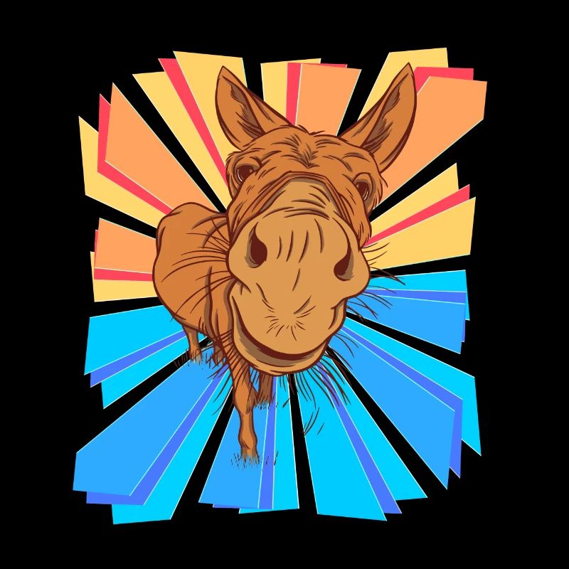 Esel Geschenk Huftiere Muli Pferd Pony Kinder Kind