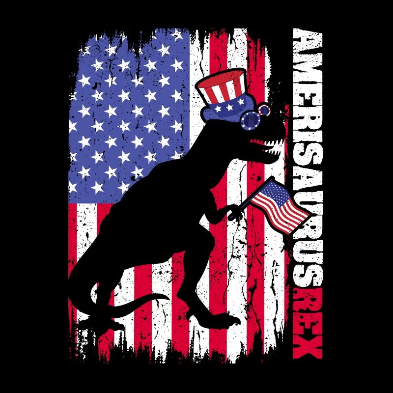 Dinosaur July 4 US Amerisaurus T Rex America