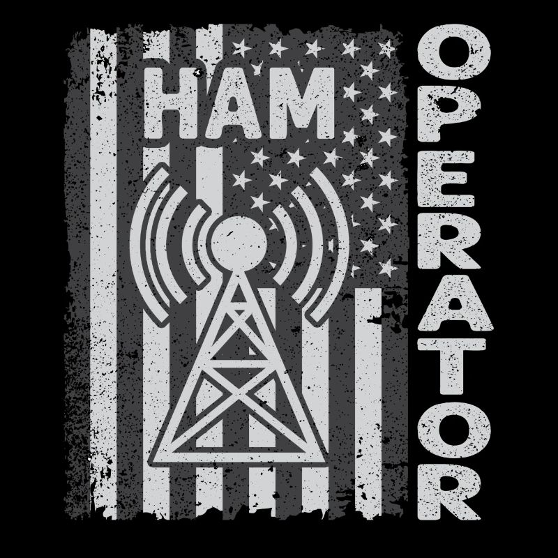 Ham Operator US Flag