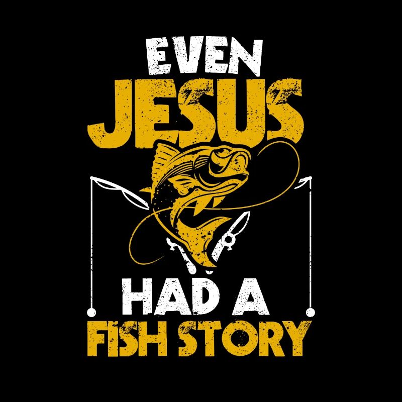 Sogar Jesus hatte eine Fischgeschichte Niedlich