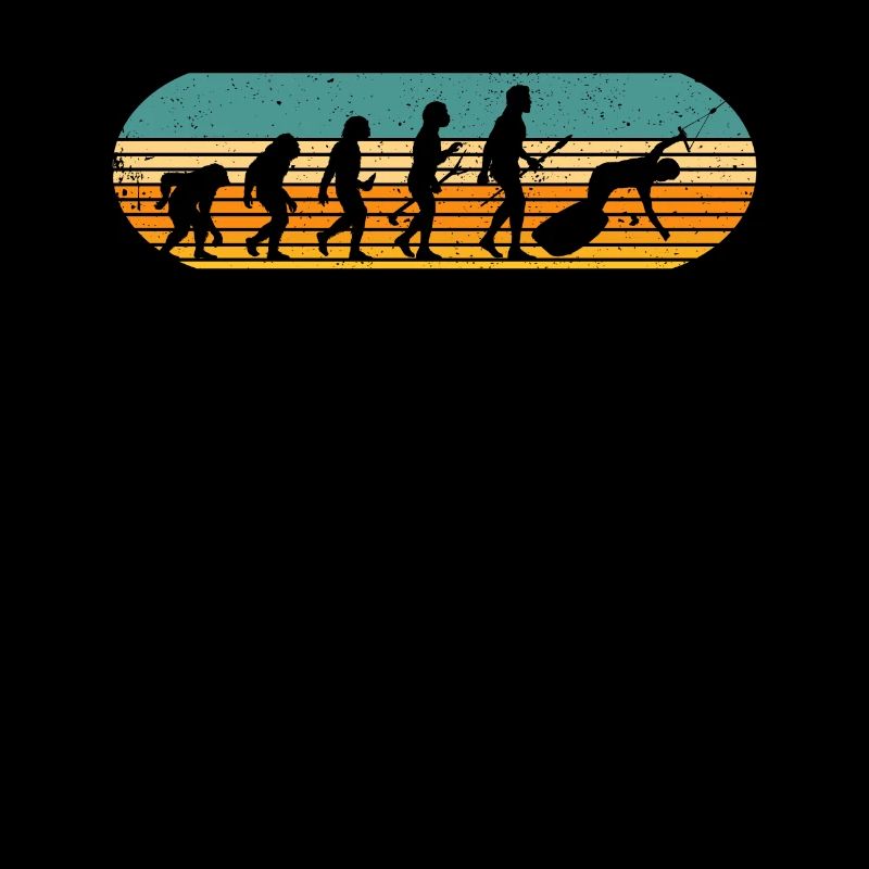 Evolution Retro Wakeboard de Man Wakeboarder