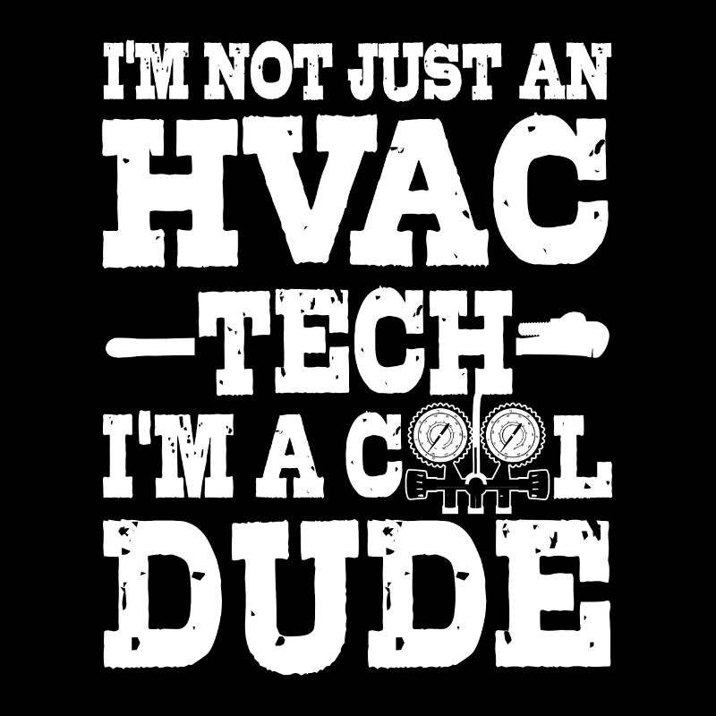 Drôle de technicien en CVC robe Hvac tech cool guy