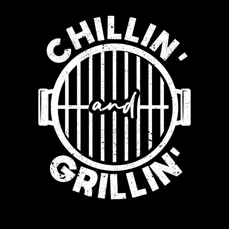 Chillin et Grillin Grill Funny BBQ Smoker