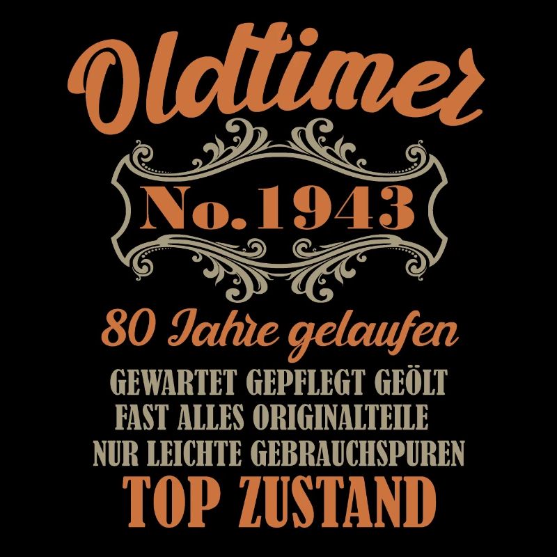 80 Geburtstag Oldtimer 1943