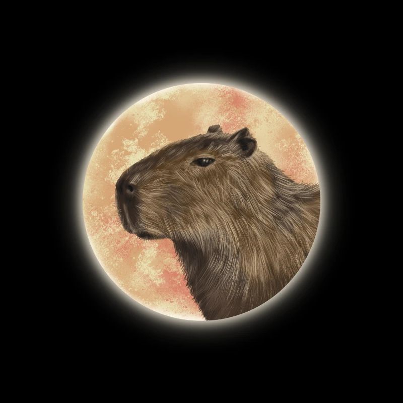 Capybara Lune