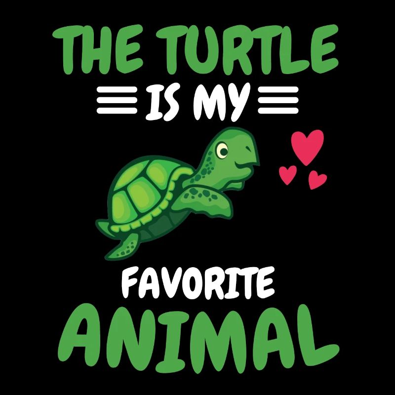 Lieblingstier Meerestier Tier Geschenk Schildkröte