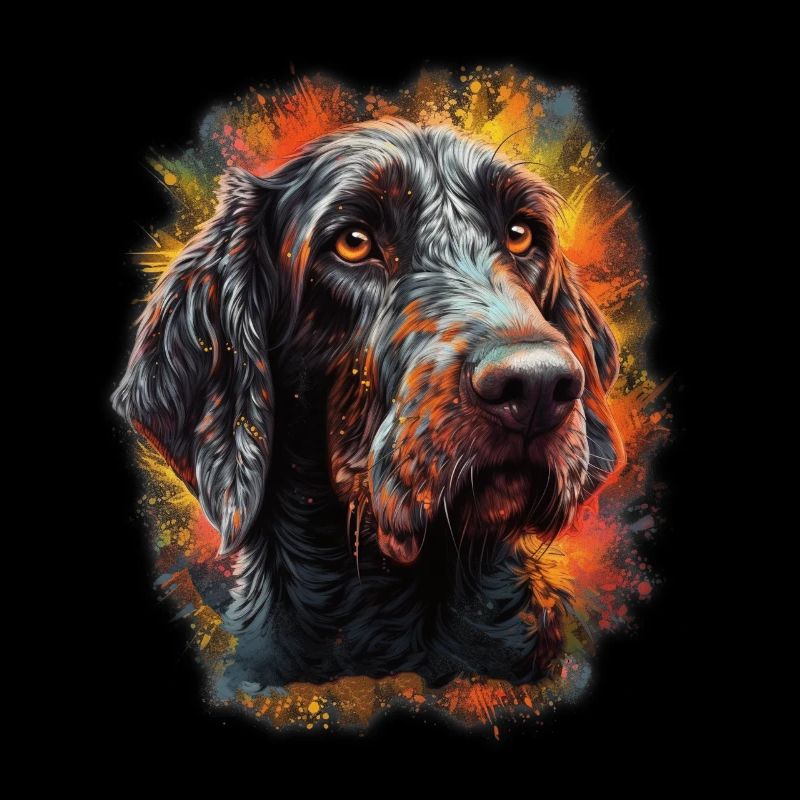 hunting dog German-wirehaired