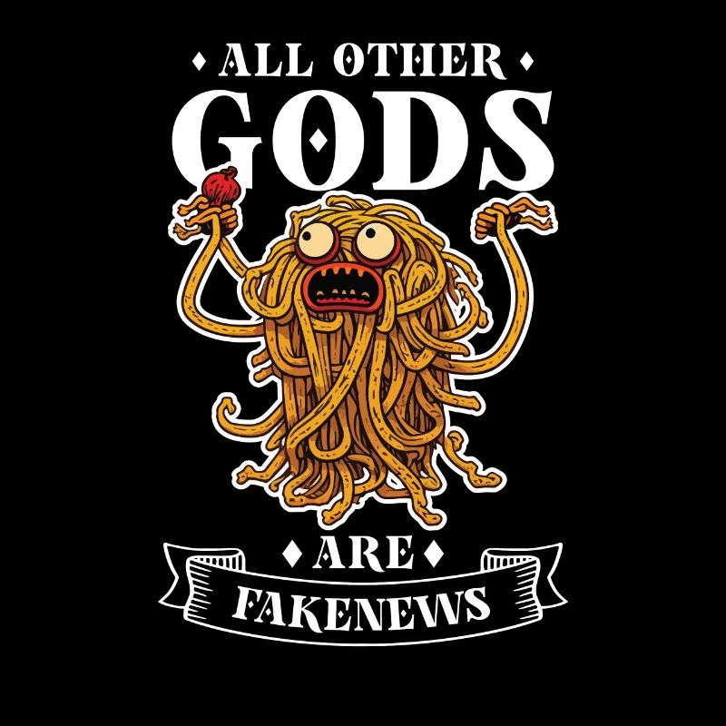 Atheistic Atheism Flying Spaghetti