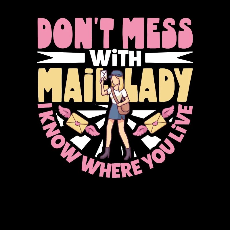 Postangestellte Postdame Postbote Post