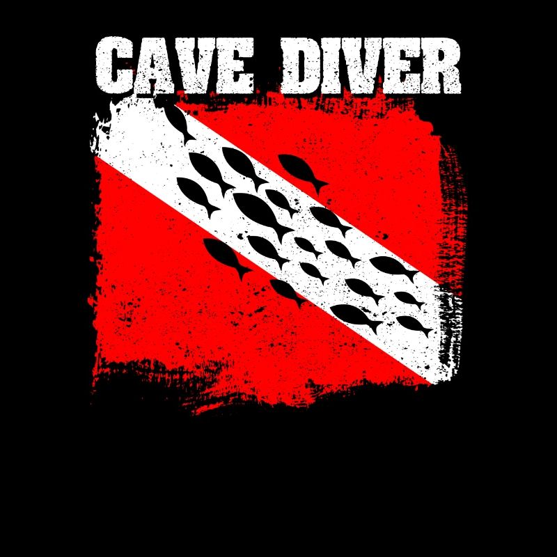 Moniteur de grotte Divemaster Instructeur de plongée profonde