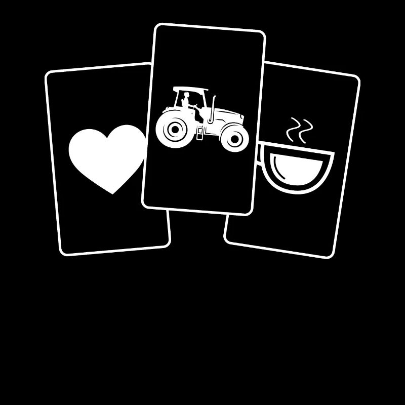 Herz - Kaffee - Traktorist - Herz - Kaffee - Kuh