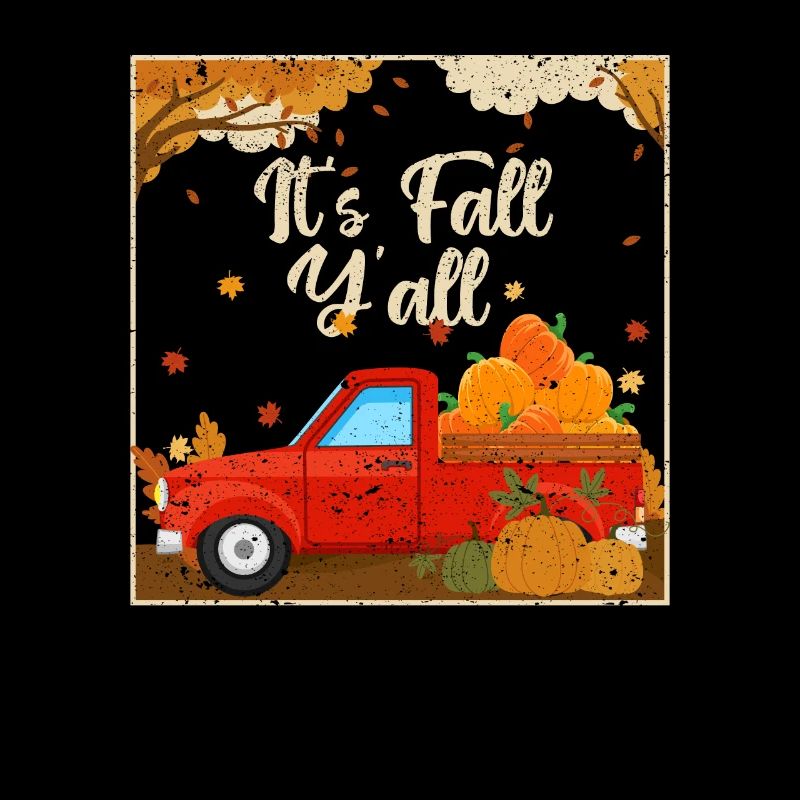 It's Fall Her Pumpkin Lover Truck Hello