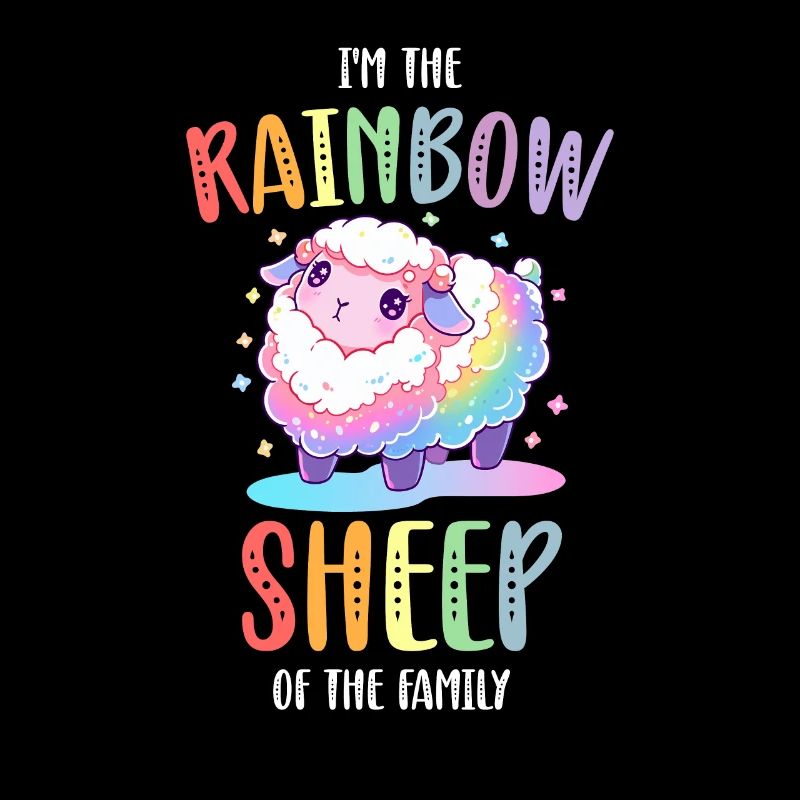 Rainbow Sheep LGBTQ Transgender Pride Community