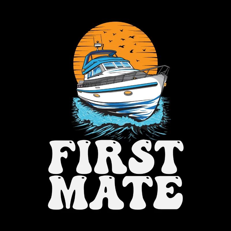 First Mate Motorboating Squad Lake Life Pontoon